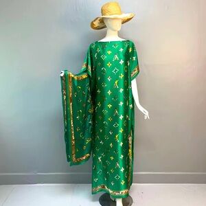 Fashion Buba Silk Dress With Scarf
